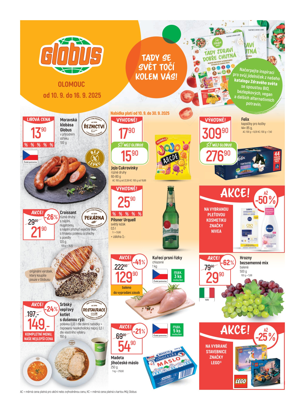 Leták Globus leták Olomouc - strana 1