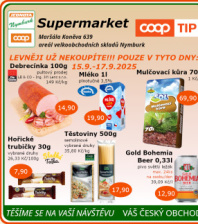 Akční leták COOP Jednota Nymburk Supermarket 