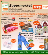 Akční leták COOP Jednota Nymburk Supermarket 