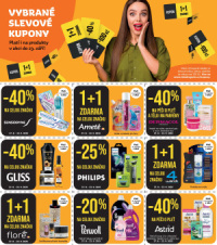 Akční leták Teta drogerie - Vybrané slevové kupony