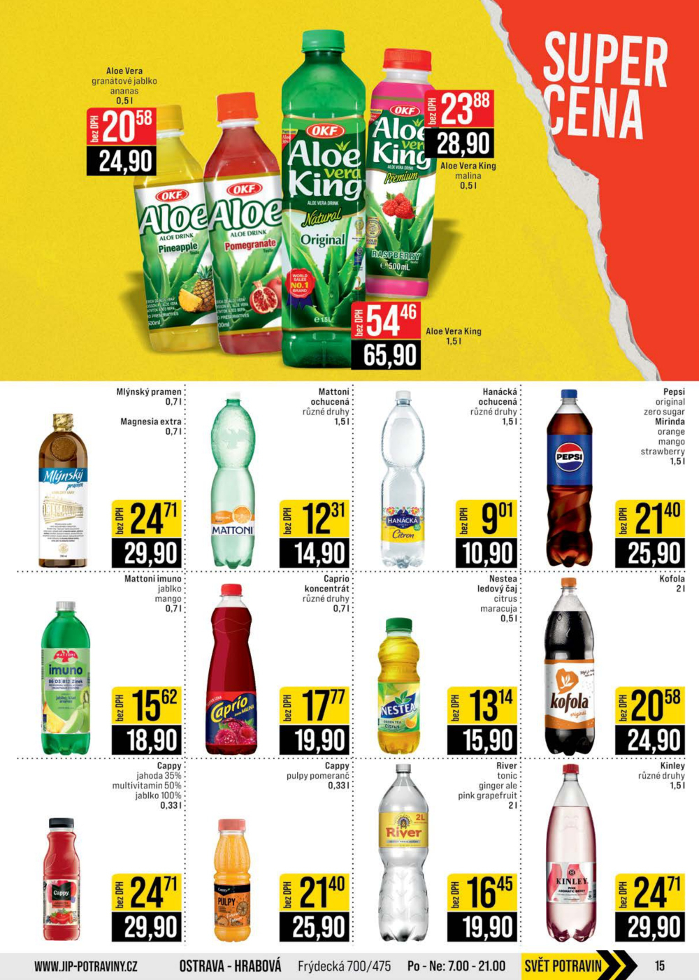 Leták JIP leták CC Cash & Carry - Brno, Ostrava, Praha, Polička, Olomouc, Karlovy Vary, Zlín, Jilemnice, Pardubice - strana 15