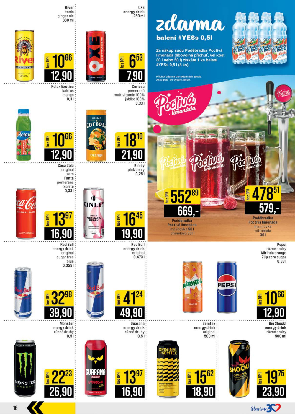 Leták JIP leták CC Cash & Carry - Brno, Ostrava, Praha, Polička, Olomouc, Karlovy Vary, Zlín, Jilemnice, Pardubice - strana 16
