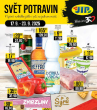 Akční leták JIP  CC Cash & Carry - Brno, Ostrava, Praha, Polička, Olomouc, Karlovy Vary, Zlín, Jilemnice, Pardubice