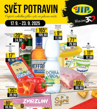 Akční leták JIP  CC Cash & Carry - Brno, Ostrava, Praha, Polička, Olomouc, Karlovy Vary, Zlín, Jilemnice, Pardubice