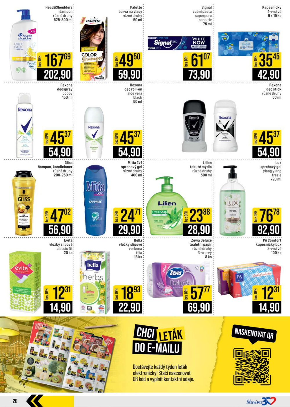 Leták JIP leták CC Cash & Carry - Brno, Ostrava, Praha, Polička, Olomouc, Karlovy Vary, Zlín, Jilemnice, Pardubice - strana 20