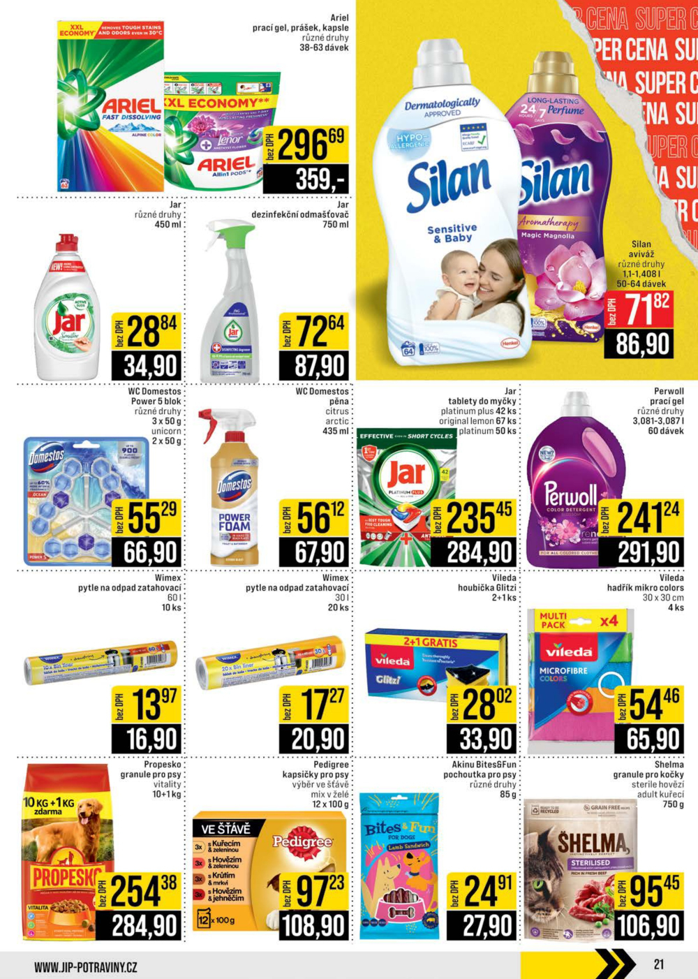 Leták JIP leták CC Cash & Carry - Brno, Ostrava, Praha, Polička, Olomouc, Karlovy Vary, Zlín, Jilemnice, Pardubice - strana 21