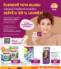 Akční leták Teta drogerie - Teta klub