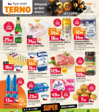 Akční leták Terno  - Trhové Sviny, Bechyně, Třeboň, Týn nad Vltavou, České Budějovice