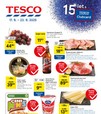 Akční leták Tesco hypermarket 