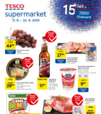 Akční leták Tesco supermarket 