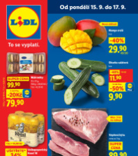Akční leták Lidl  od pondělí - Francouzské speciality na váš stůl