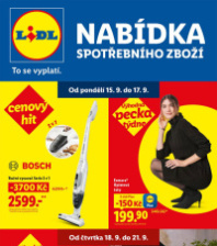 Akční leták Lidl  - Nabídka spotřebního zboží