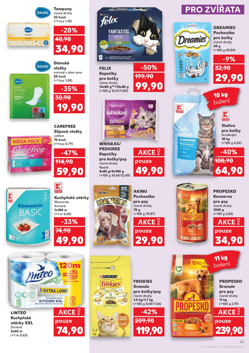 Leták Kaufland leták Ostrava - Zábřeh - strana 47