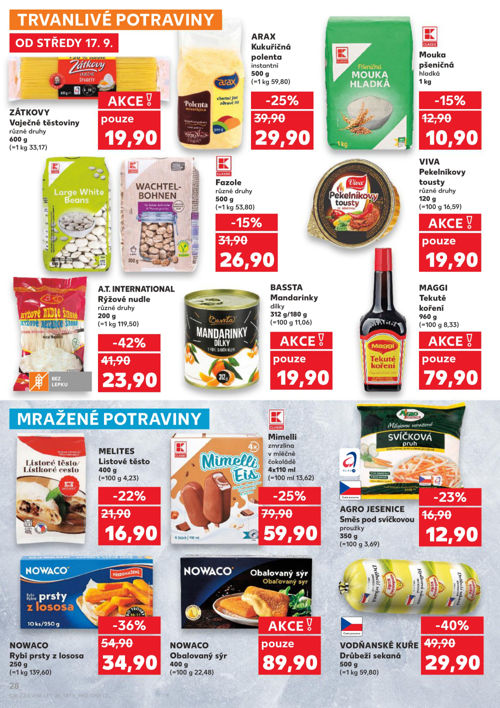 Leták Kaufland leták Ostrava - Moravská Ostrava - strana 28
