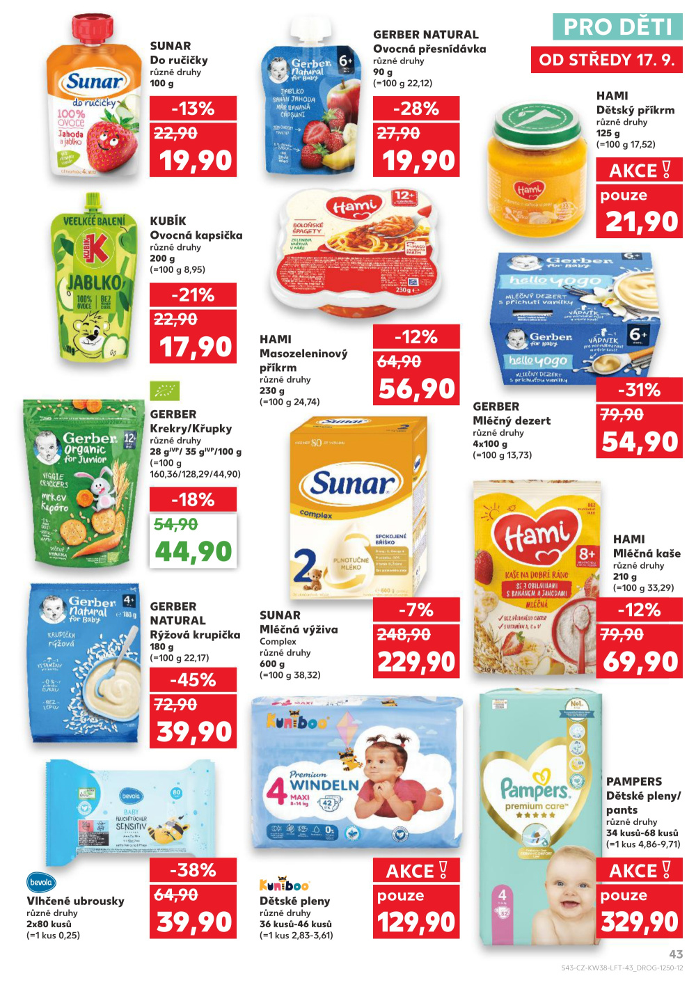 Leták Kaufland leták Ostrava - Poruba - strana 43