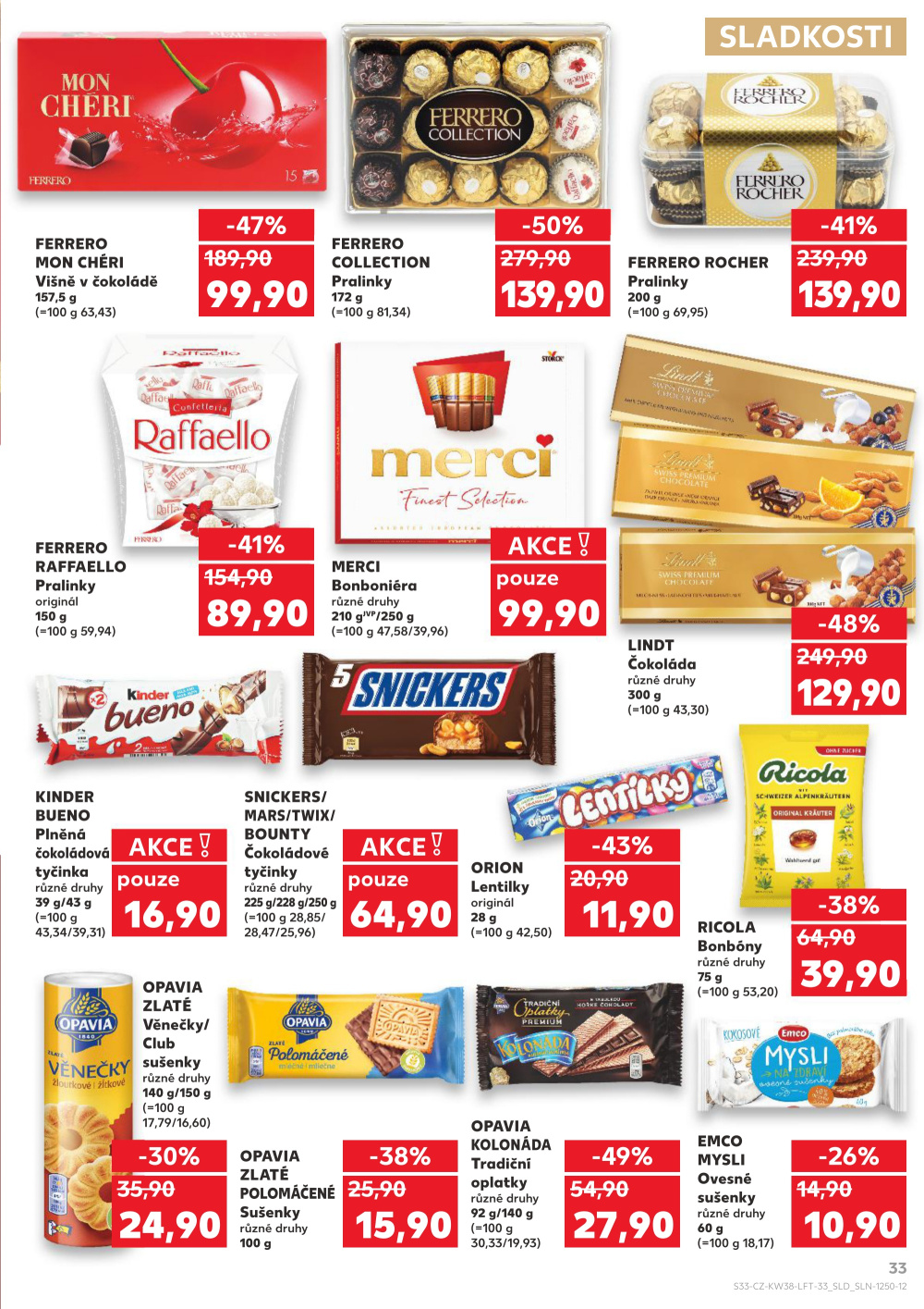 Leták Kaufland leták Valašské Meziříčí - strana 33