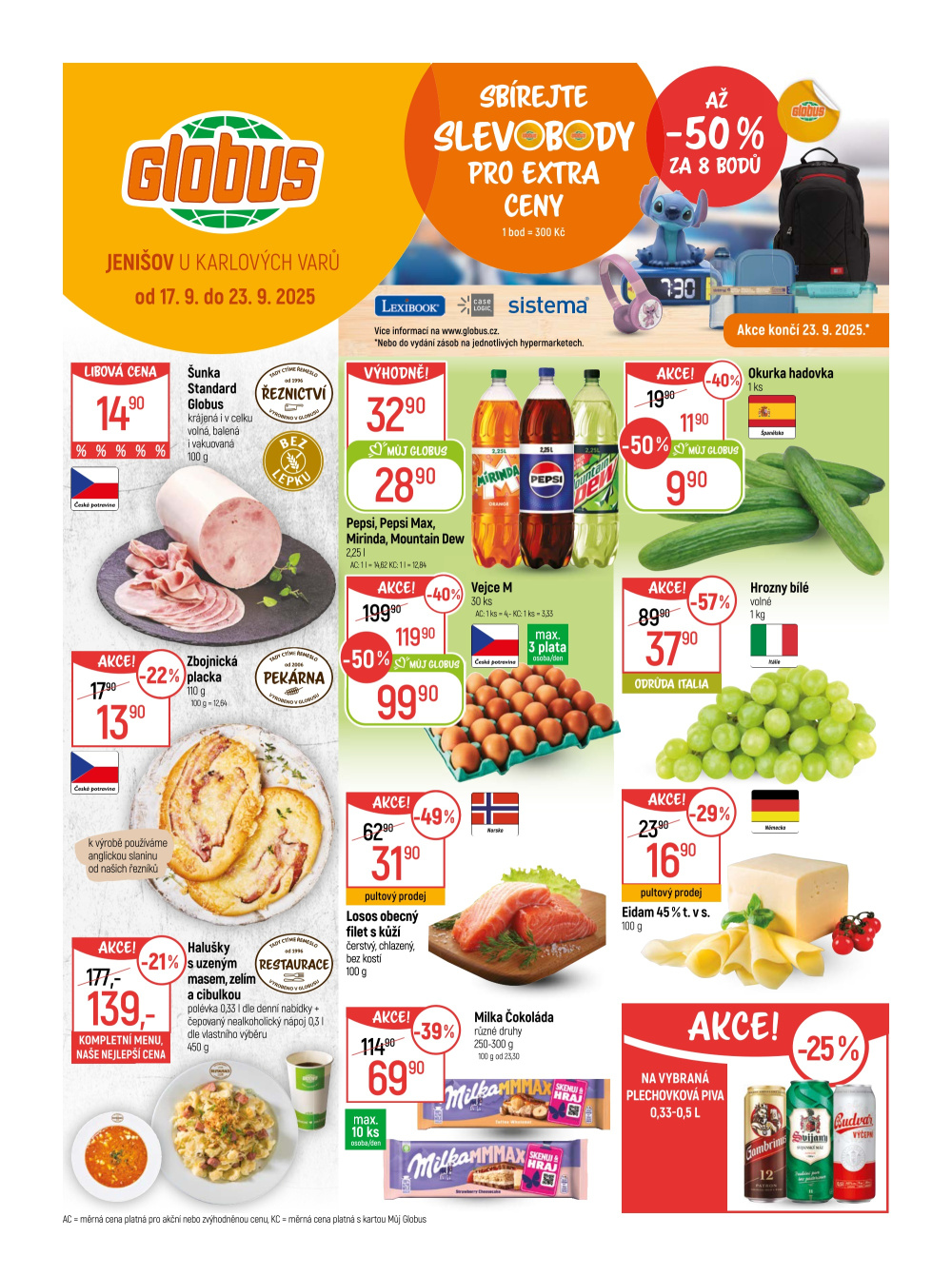 Leták Globus leták Jenišov (Karlovy Vary) - strana 1