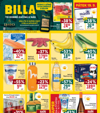 Akční leták BILLA velký 