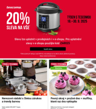 Akční leták Tescoma  - 20 % sleva na vše