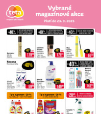 Akční leták Teta drogerie - Vybrané magazínové akce