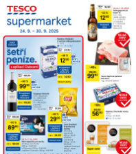 Akční leták Tesco supermarket 