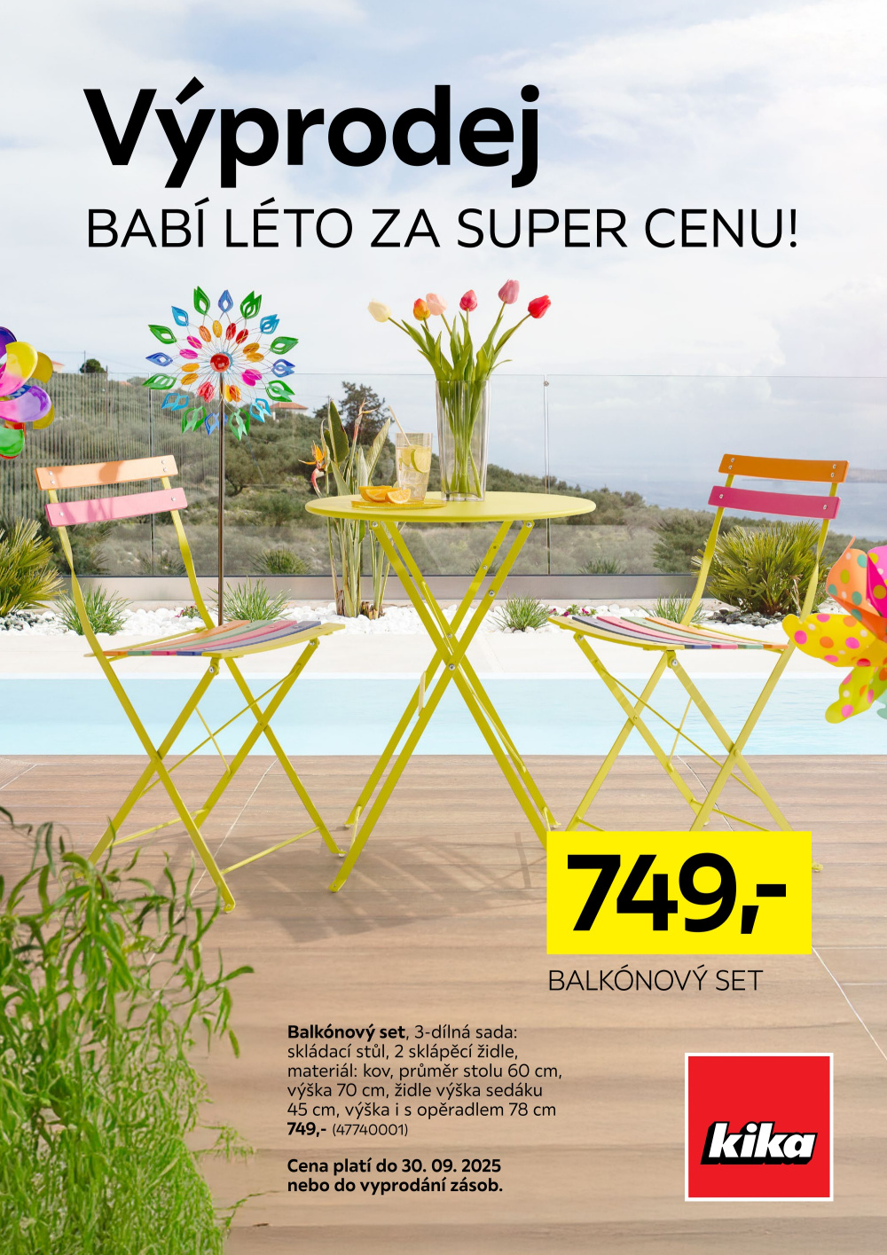 Leták Kika Nábytek leták - Balkónový set - strana 1