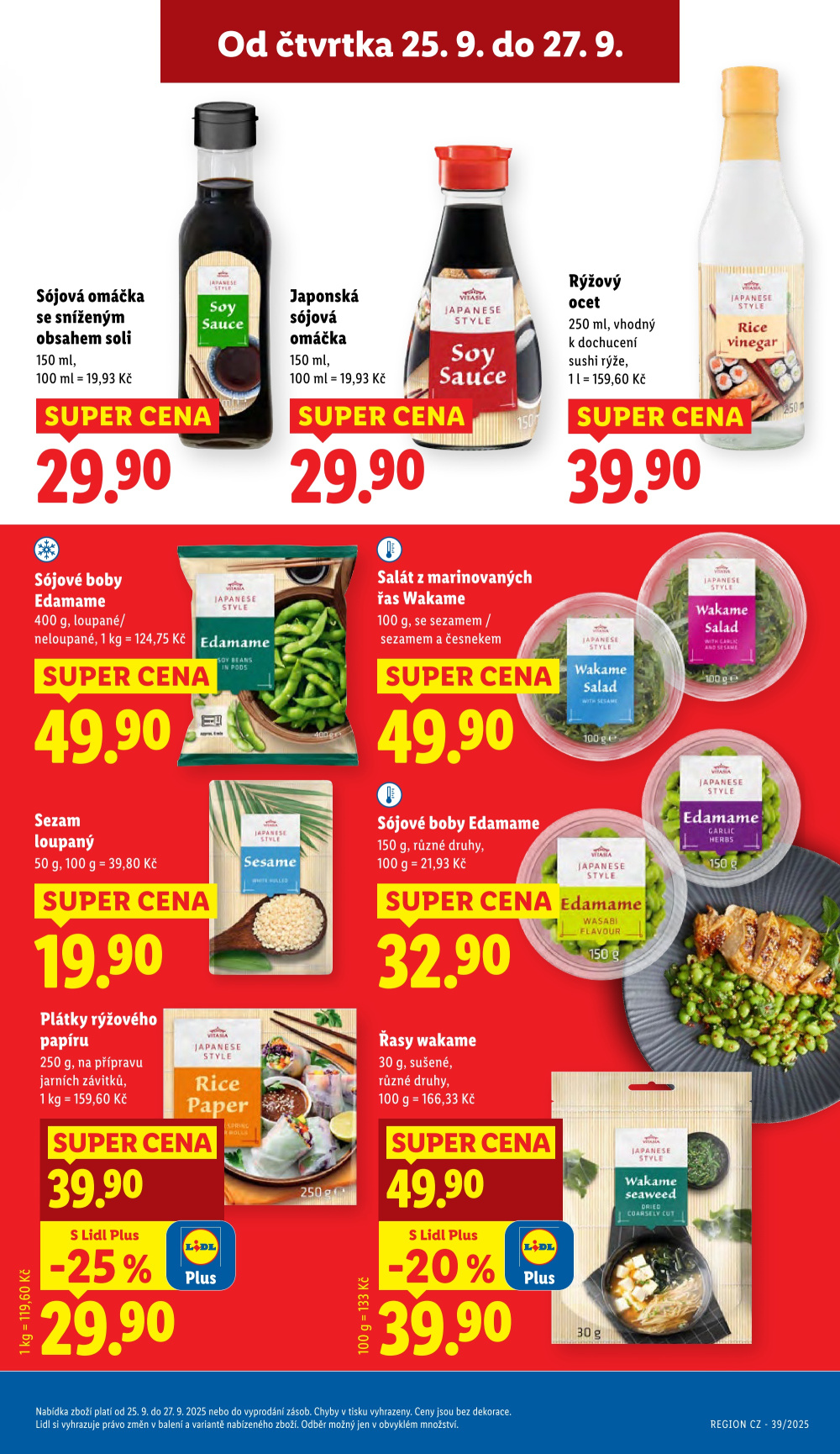 Leták Lidl leták od čtvrtka - Exotická rozmanitost na japonský způsob - strana 21