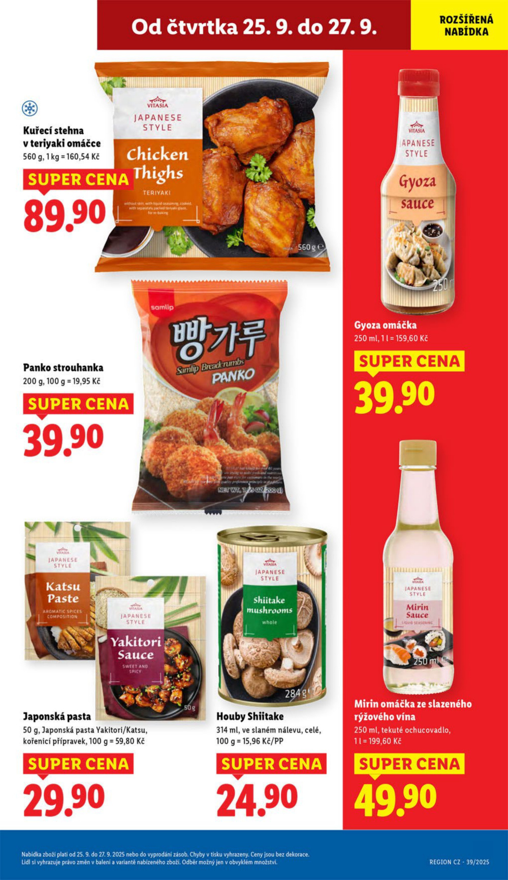 Leták Lidl leták od čtvrtka - Exotická rozmanitost na japonský způsob - strana 23