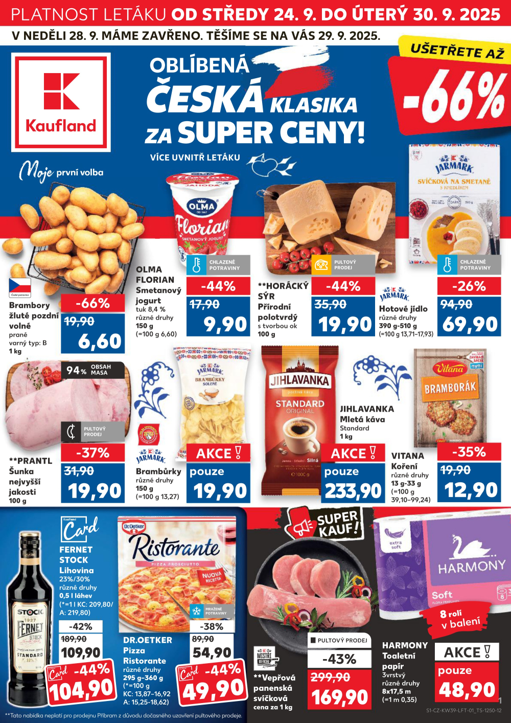 Leták Kaufland leták Humpolec - strana 1