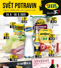 Akční leták JIP  CC Cash & Carry - Brno, Ostrava, Praha, Polička, Olomouc, Karlovy Vary, Zlín, Jilemnice, Pardubice