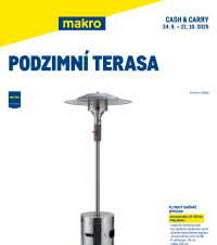 Akční leták Makro  - Podzimní terasa