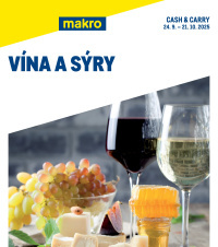 Akční leták Makro  - Vína a sýry