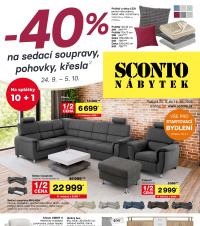 Akční leták SCONTO Nábytek 