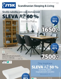 Jysk leták - Skvělá nabídka pro domácnost