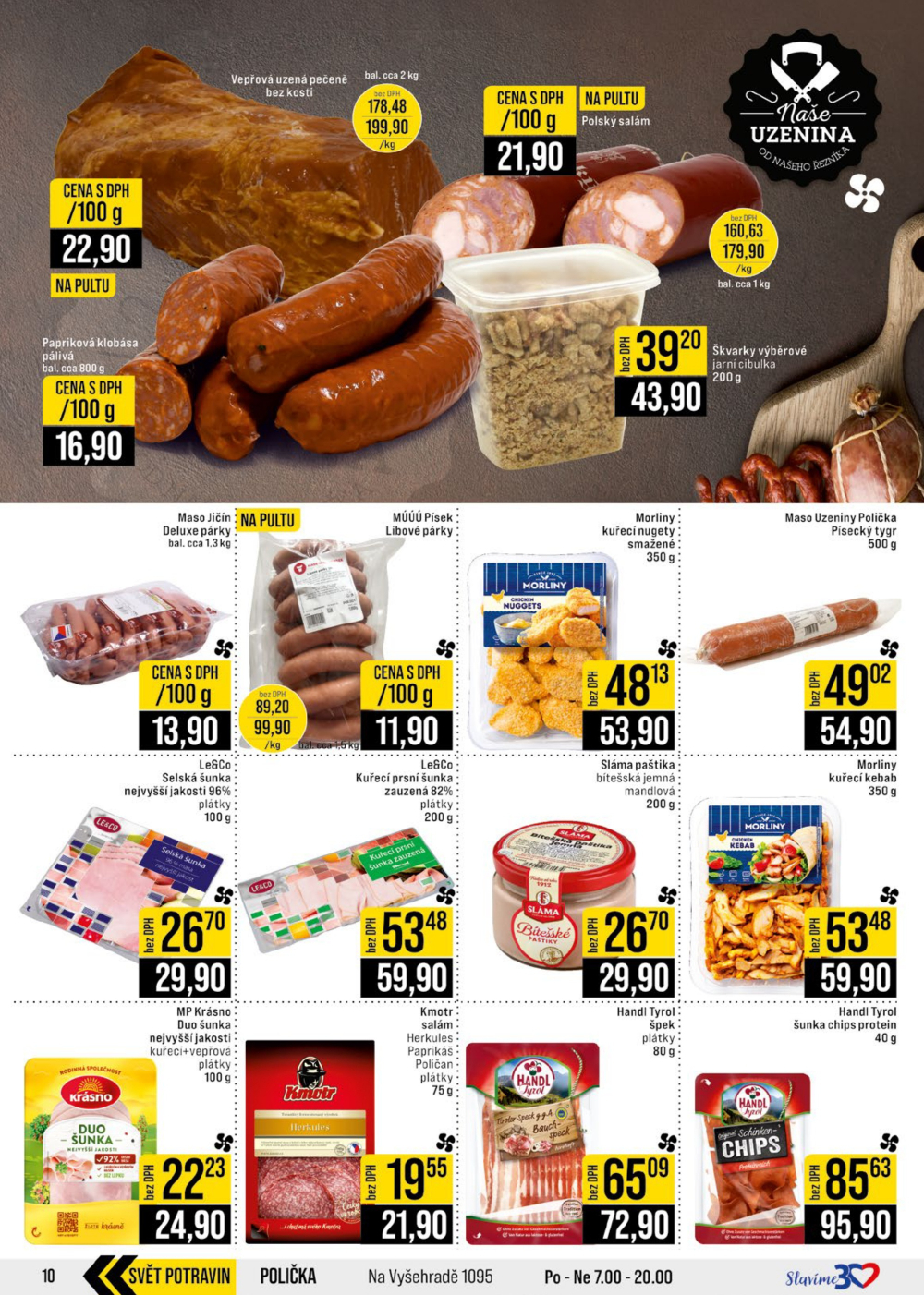 Leták JIP leták CC Cash & Carry - Brno, Ostrava, Praha, Polička, Olomouc, Karlovy Vary, Zlín, Jilemnice, Pardubice - strana 10