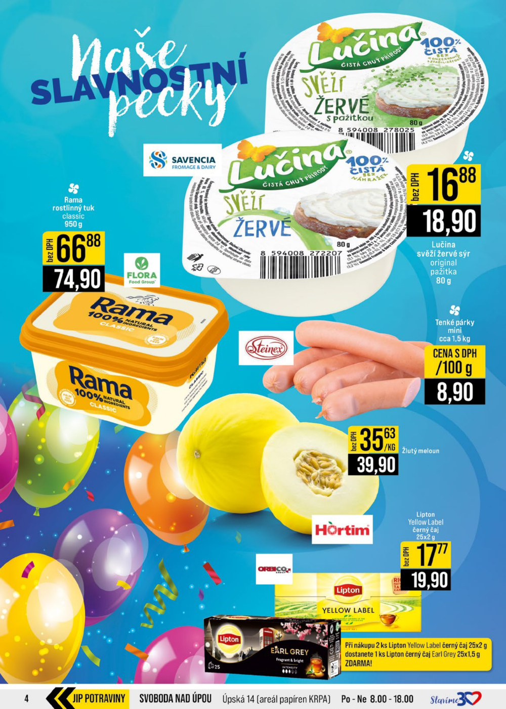Leták JIP leták CC Cash & Carry - Brno, Ostrava, Praha, Polička, Olomouc, Karlovy Vary, Zlín, Jilemnice, Pardubice - strana 4
