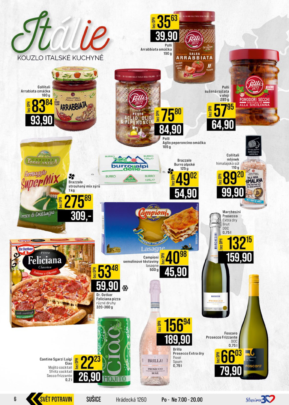 Leták JIP leták CC Cash & Carry - Brno, Ostrava, Praha, Polička, Olomouc, Karlovy Vary, Zlín, Jilemnice, Pardubice - strana 6