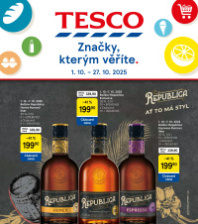 Akční leták Tesco  - Značky, kterým věříte