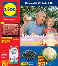 Akční leták Lidl  od pondělí - Oblíbené retro pochoutky