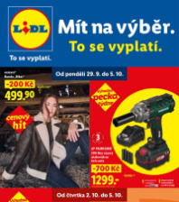 Akční leták Lidl  - Nabídka spotřebního zboží