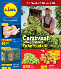 Akční leták Lidl  od čtvrtka