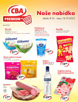 CBA Premium leták