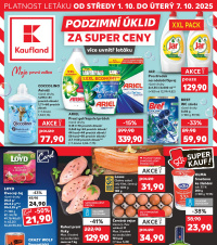 Akční leták Kaufland  Praha 6 - Podbaba
