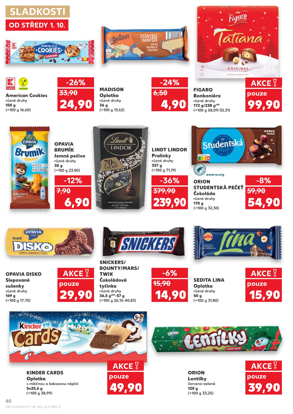 Leták Kaufland leták Kopřivnice - strana 40