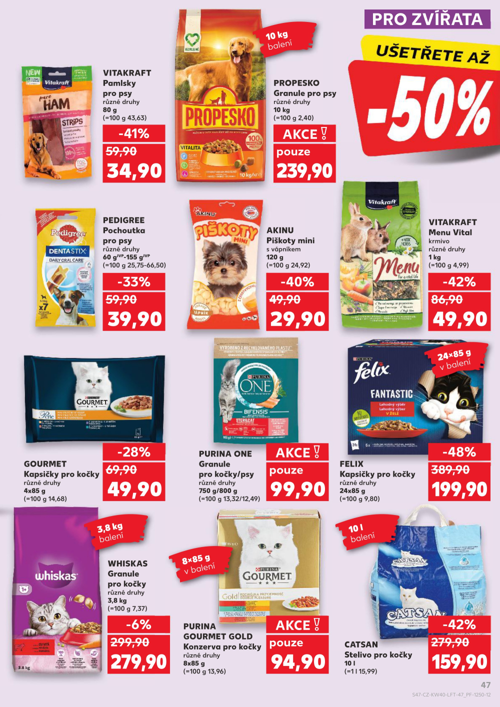 Leták Kaufland leták Kopřivnice - strana 47