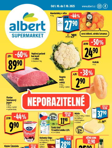 Albert Supermarket leták