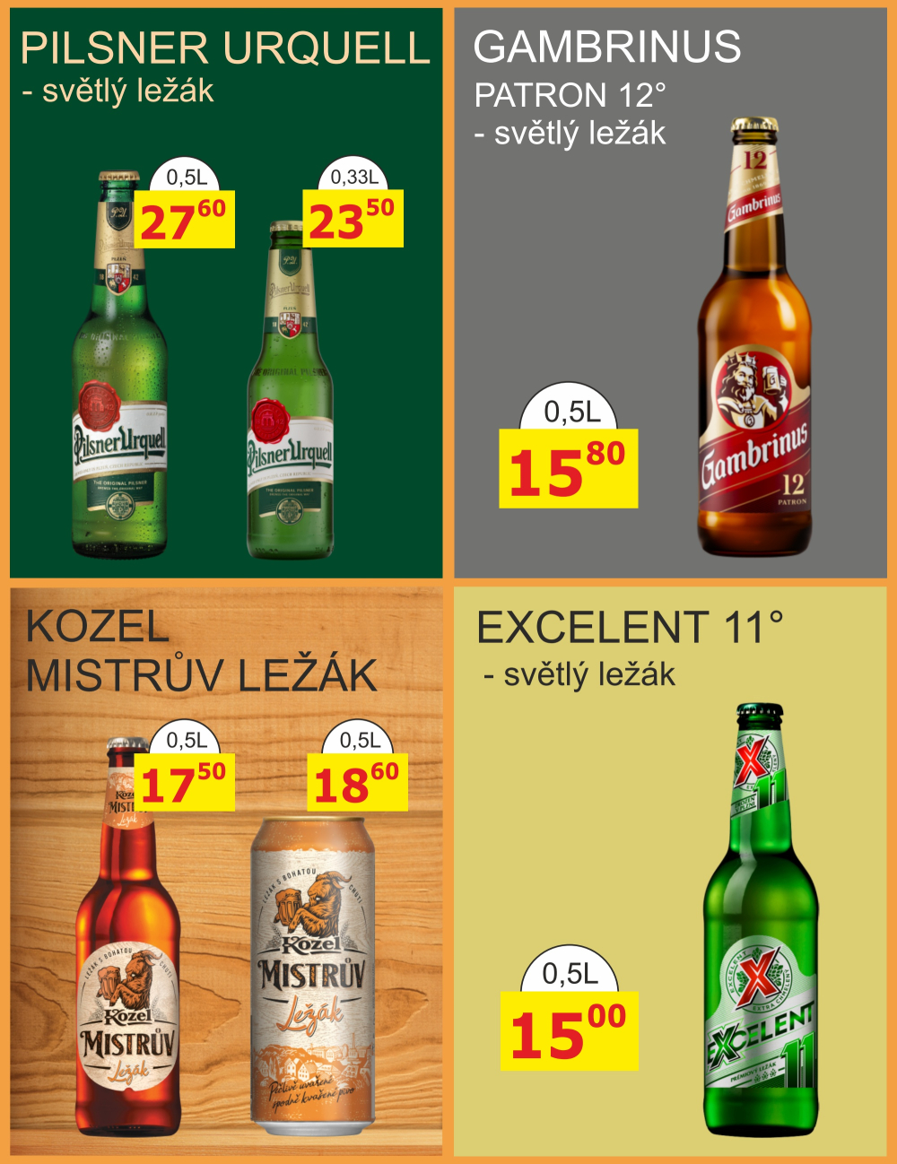 Leták BENE NÁPOJE leták - strana 24