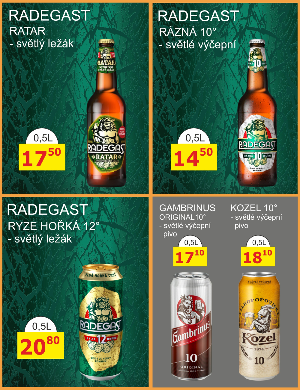 Leták BENE NÁPOJE leták - strana 25