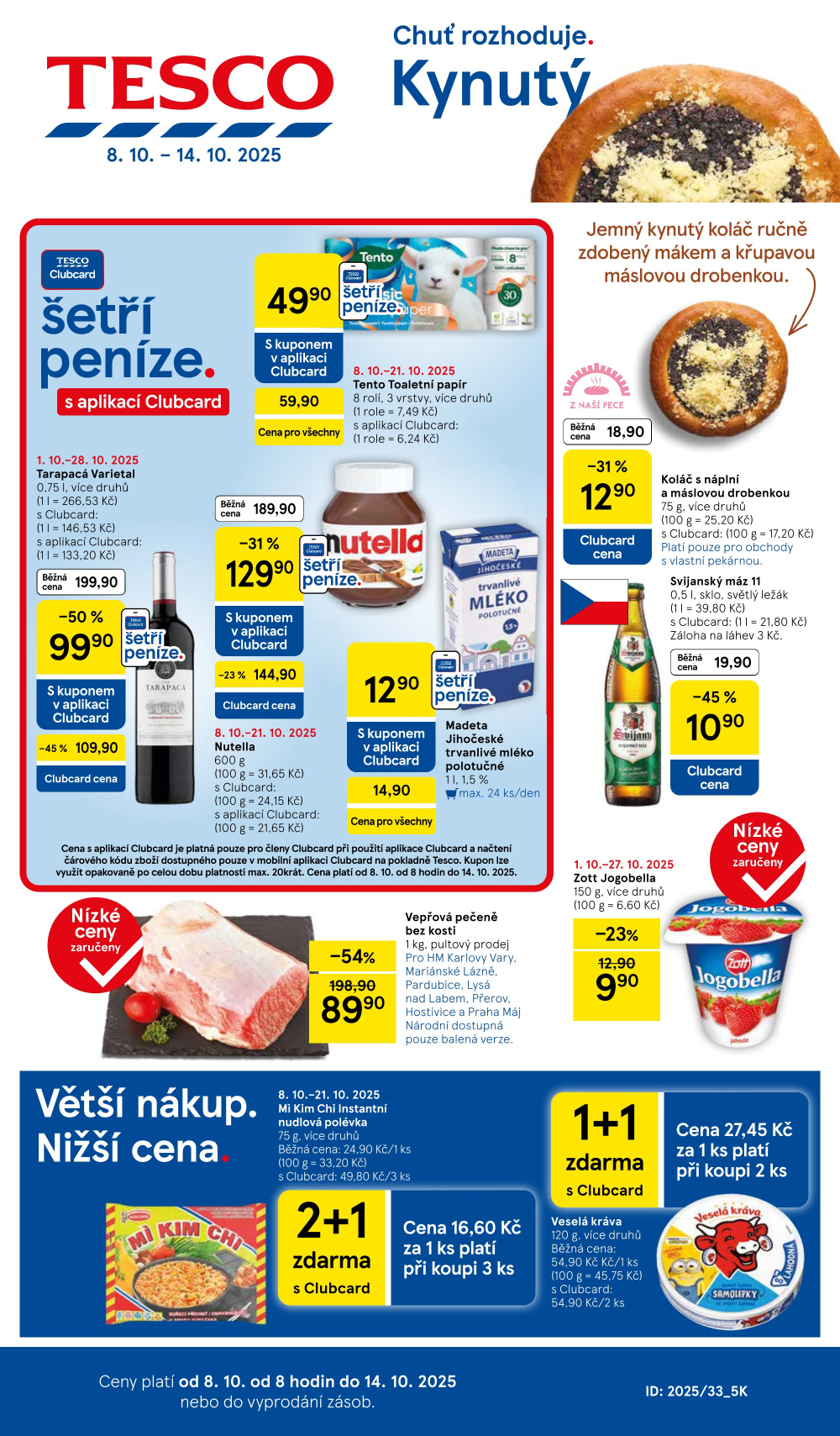 Leták Tesco hypermarket leták - strana 1