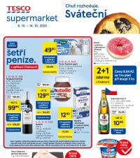 Akční leták Tesco supermarket 